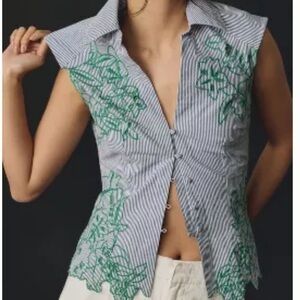 Anthropologie Sleeveless Shirt